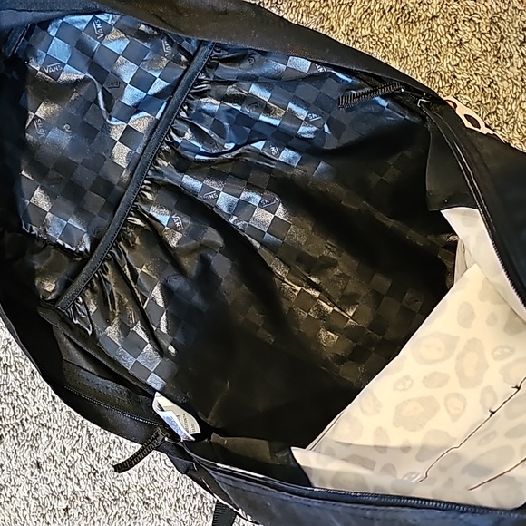 STUNNING RARE LEOPARD PRINT VANS REALM BACKPACK - Picture 8 of 10